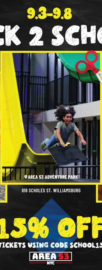Back to school - Save 15% off Adventure Park tickets using code School15
