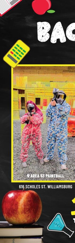 Back to school - Save 15% off Paintball tickets using code School15