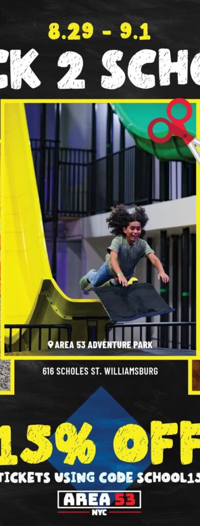 Back to school - Save 15% off Adventure Park tickets using code School15